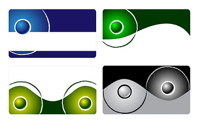 Image showing Abstract business cards 