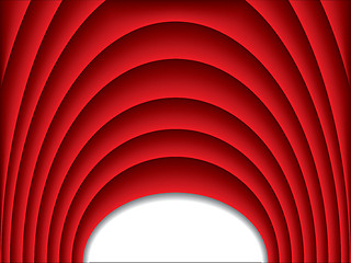 Image showing Cool red arch background