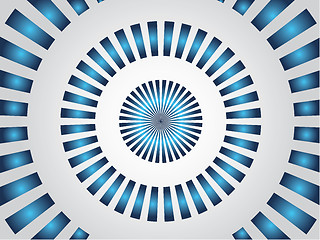 Image showing Blue circle