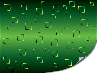 Image showing Green bubbles