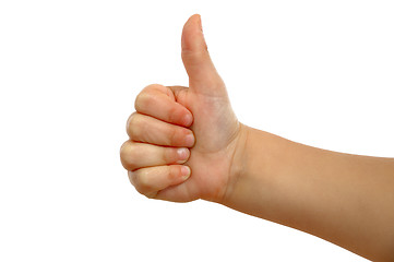 Image showing thumb up