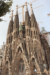 Image showing Sagrada Familia in Barcelona