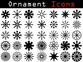 Image showing Decorative icons 