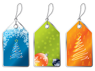 Image showing Christmas labels 2 