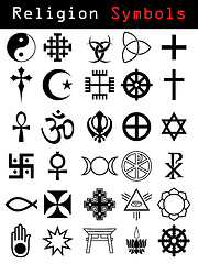 Image showing Religion symbols 