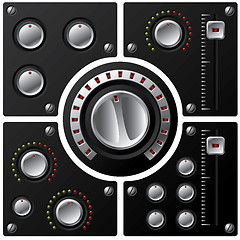 Image showing Hi-fi knobs with LED 2 