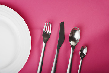 Image showing fork and spoons