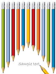 Image showing Set of pencils 