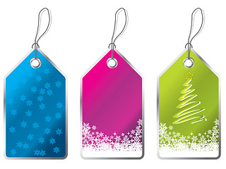 Image showing Christmas labels 