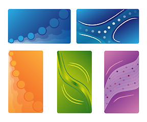 Image showing Various new business cards 