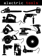 Image showing Electric tools 