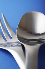 Image showing spoon and fork