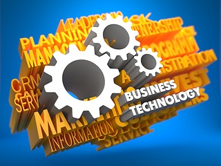 Image showing Business Technology. Wordcloud Concept.