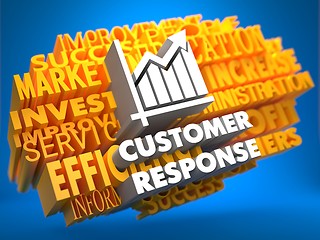 Image showing Customer Response. Wordcloud Concept.