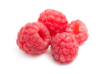 Image showing Fresh raspberries