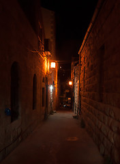 Image showing Romantic night street