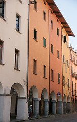 Image showing Pinerolo streets - tourists attraction