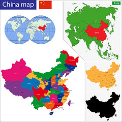 Image showing China map