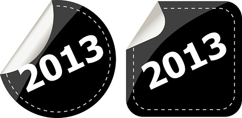 Image showing 2013 Labels, stickers, pointers, tags for your (web) page