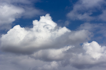 Image showing blue sky with clouds