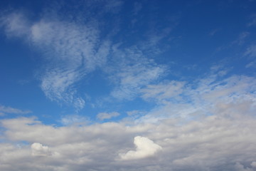 Image showing blue sky with clouds