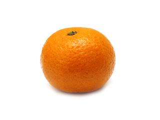Image showing Ripe tangerines or mandarin  isolated on white background