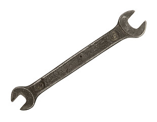 Image showing spanner  on a white background