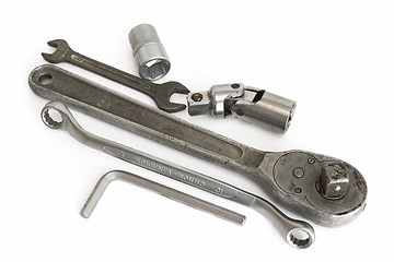 Image showing spanner  on a white background