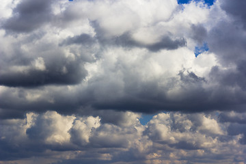 Image showing blue sky with clouds