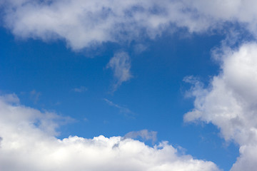 Image showing blue sky with clouds