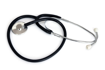 Image showing stethoscope isolated over a white background. 