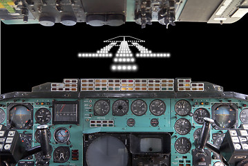 Image showing Landing lights
