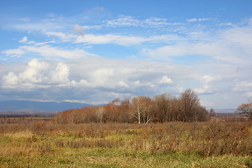 Image showing blue sky with clouds