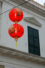 Image showing Chinese lanterns