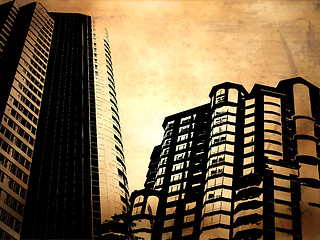 Image showing Grunge buildings