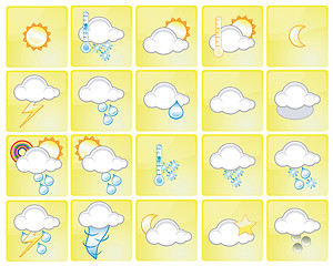 Image showing Weather icons