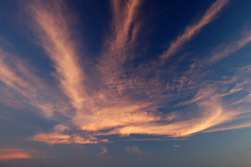 Image showing Sunset sky