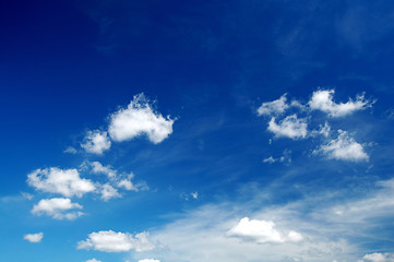 Image showing Cloudy sky background