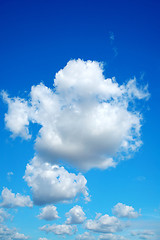 Image showing Cotton like cloudy sky