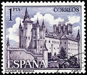 Image showing Alcazar of Segovia Stamp