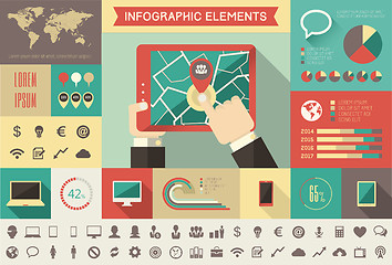 Image showing Business Infographic Template.