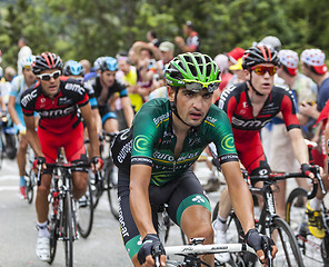 Image showing Davide Malacarne Climbing Alpe D'Huez