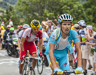 Image showing Dimitry Muravyev Climbing Alpe D'Huez