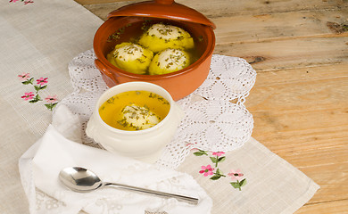 Image showing Passover seder soup