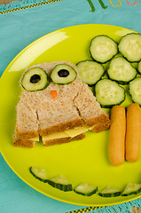 Image showing Infantile sandwich