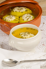 Image showing Matza ball soup