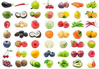 Image showing Fruits and Vegetables