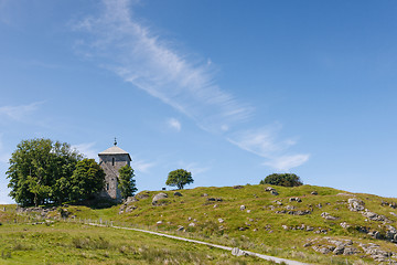 Image showing St. Olav's Church at Avaldsnes, Norway