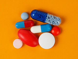 Image showing Medicine, Capsules and Pills
