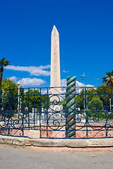 Image showing Egyptian obelisk in Istanbul